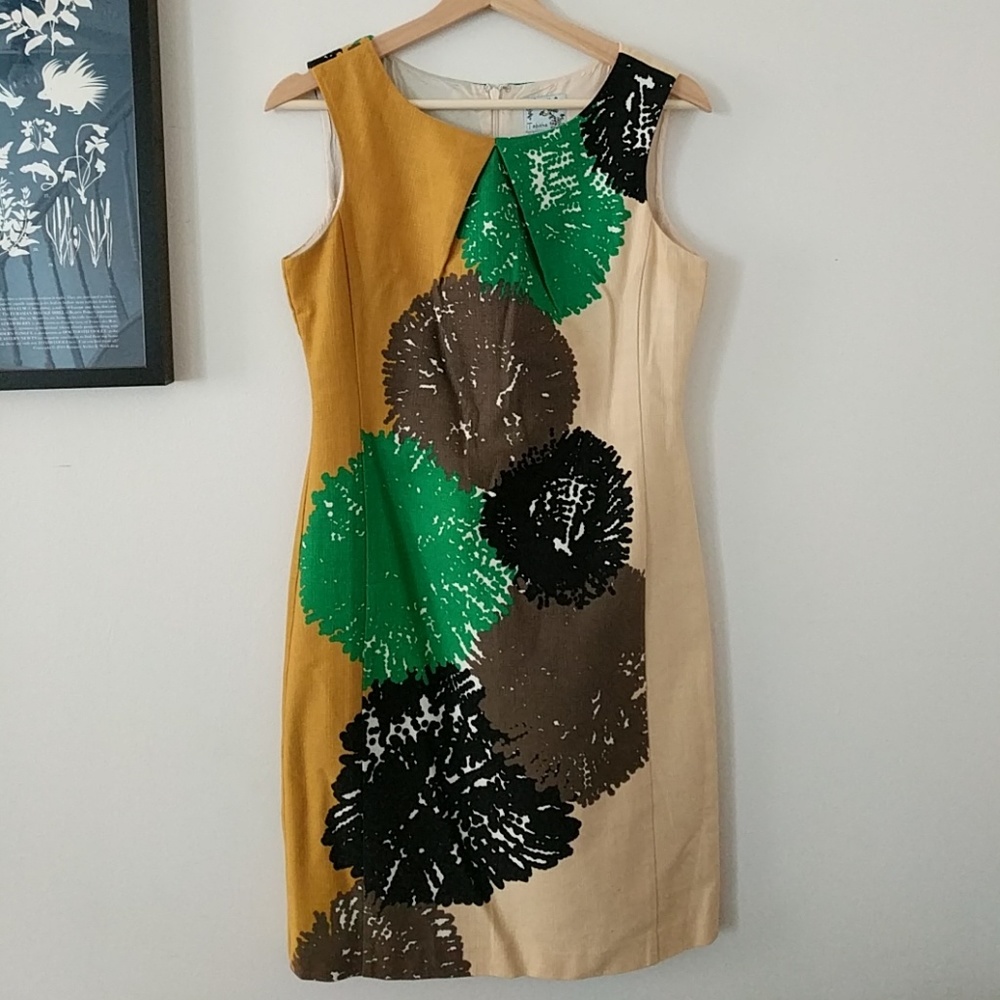 Anthropologie 60s style sheath dress